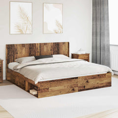 vidaXL Headboard Old Wood PB 1