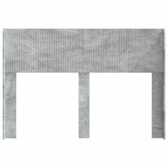 vidaXL Headboard Concrete Grey PB 4