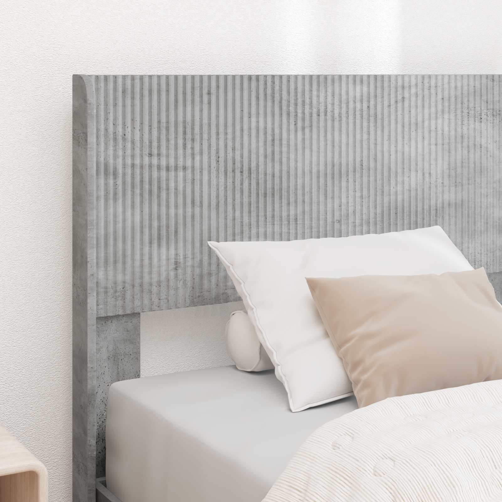 vidaXL Headboard Concrete Grey PB 3