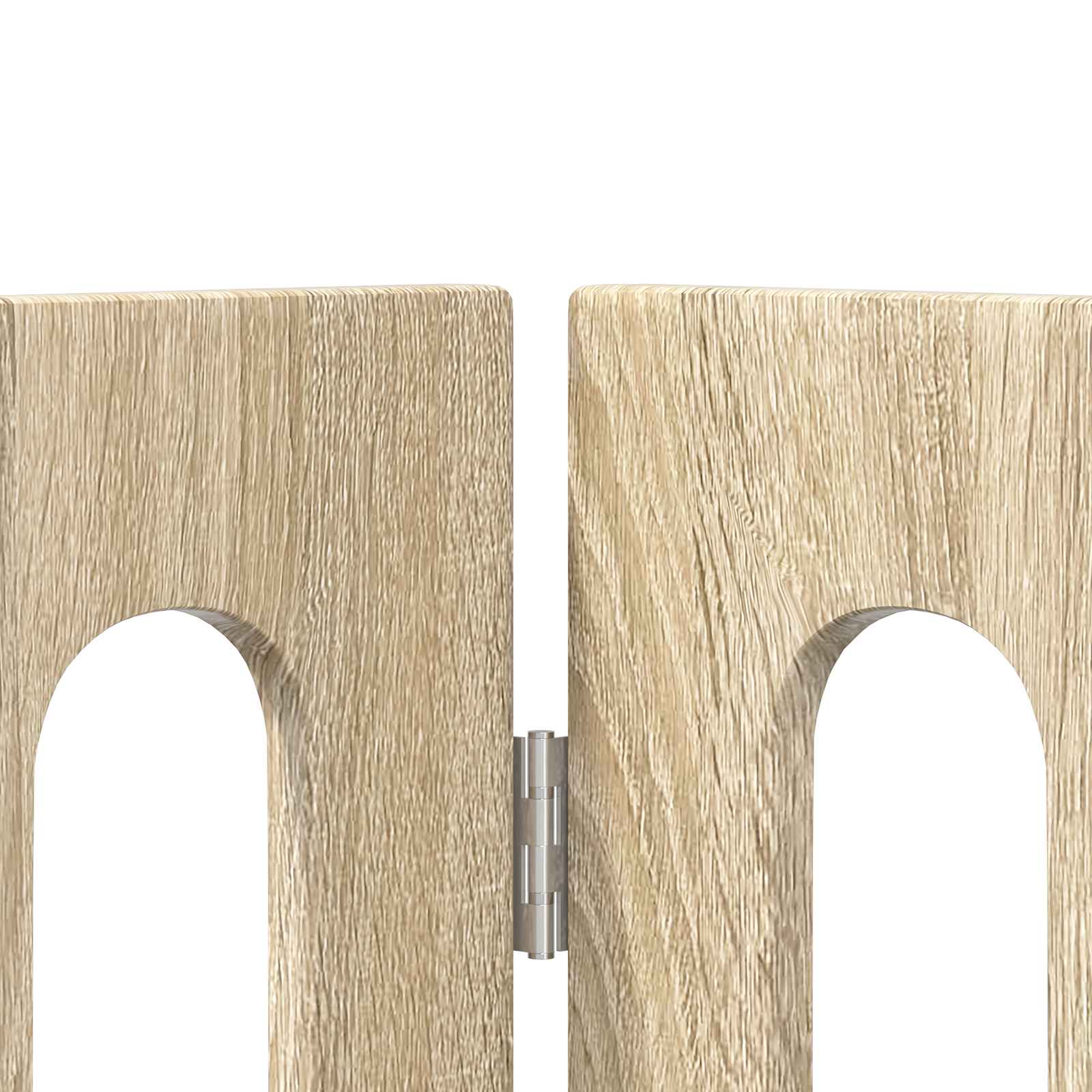 vidaXL Folding Pet Fence 2 pcs Sonoma Oak 100.5 x 38 x 70 cm 5