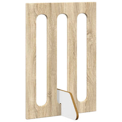 vidaXL Folding Pet Fence 4 pcs Sonoma Oak 201 x 38 x 70 cm 4