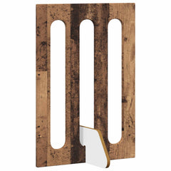 vidaXL Folding Pet Fence 2 pcs Oak Wood 100.5 x 38 x 70 cm 4