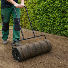 Garden Lawn Roller Pull with Aerator Clamps Ø Steel with handle (8 spikes)