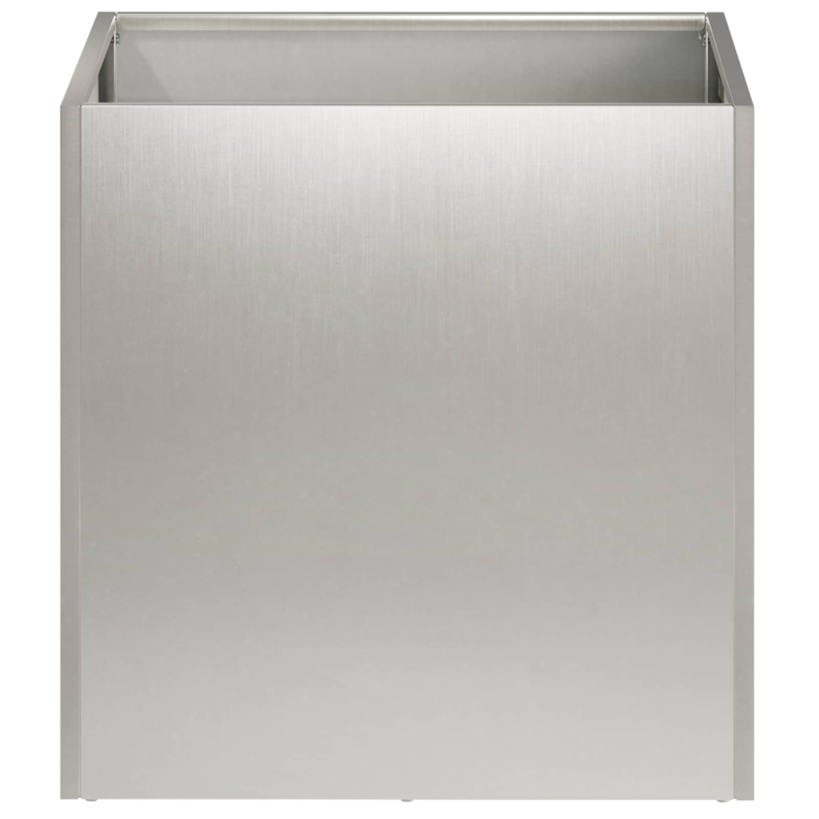vidaXL Garden Planter Silver 20 x 20 x 20 cm Stainless Steel 3