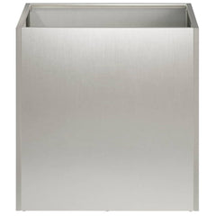 vidaXL Garden Planter Silver 25 x 25 x 25 cm Stainless Steel 3