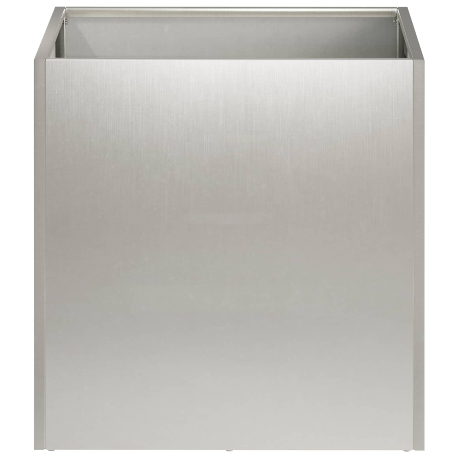 vidaXL Garden Planter 2 pcs Silver 25 x 25 x 25 cm Stainless Steel 4