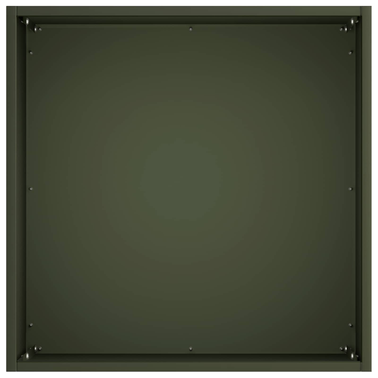 vidaXL Garden Planter Olive Green 35 x 35 x 35 cm Cold-rolled Steel 4