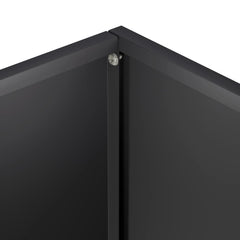 vidaXL Garden Planter 2 pcs Black 45 x 45 x 45 cm Cold-rolled Steel 6