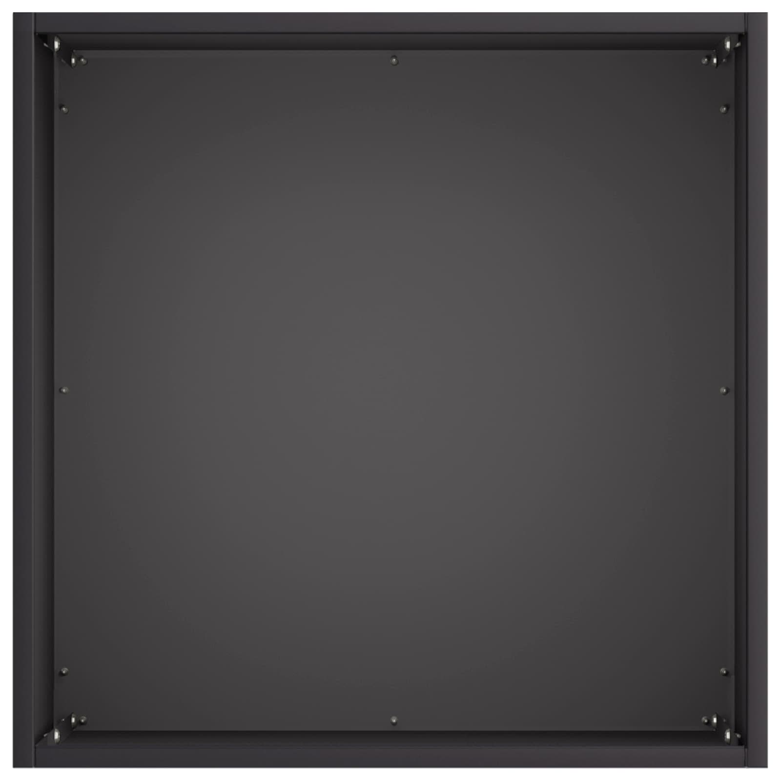 vidaXL Garden Planter 2 pcs Black 45 x 45 x 45 cm Cold-rolled Steel 5