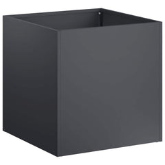 vidaXL Garden Planter 2 pcs Anthracite 45 x 45 x 45 cm 3