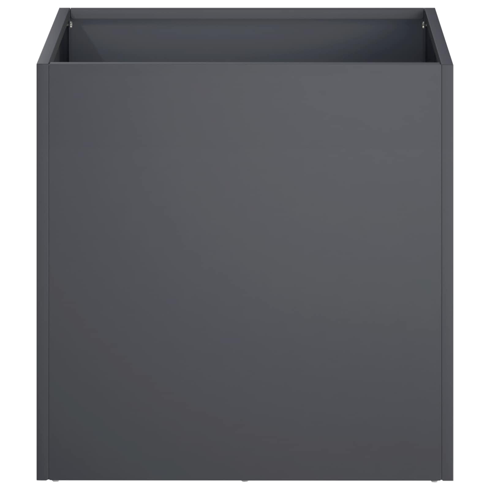 vidaXL Garden Planter 2 pcs Anthracite 45 x 45 x 45 cm 4