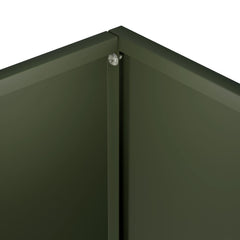 vidaXL Garden Planter 2 pcs Olive Green 45 x 45 x 45 cm 6