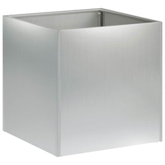 vidaXL Garden Planter Silver 45 x 45 x 45 cm Galvanised Steel 2