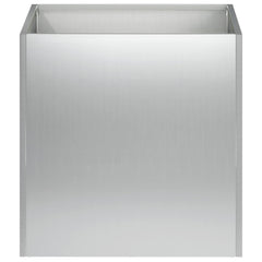 vidaXL Garden Planter Silver 45 x 45 x 45 cm Galvanised Steel 3