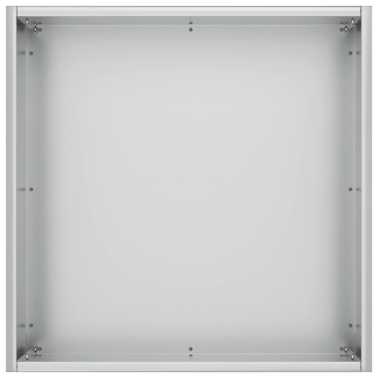 vidaXL Garden Planter Silver 45 x 45 x 45 cm Galvanised Steel 4