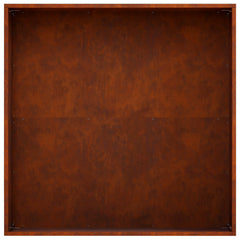 vidaXL Garden Planter 2 pcs Rusty 40 x 40 x 20 cm Weathering Steel 6