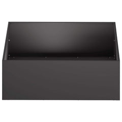 vidaXL Garden Planter Black 60 x 60 x 20 cm Cold-rolled Steel 3