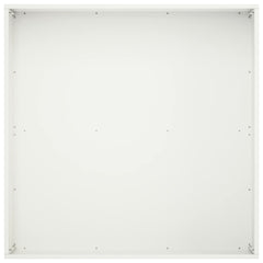 vidaXL Garden Planter 2 pcs White 60 x 60 x 20 cm Cold-rolled Steel 5
