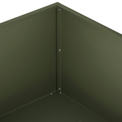 Garden Planter 2 pcs Olive Green Depth 60 cm 20 cm