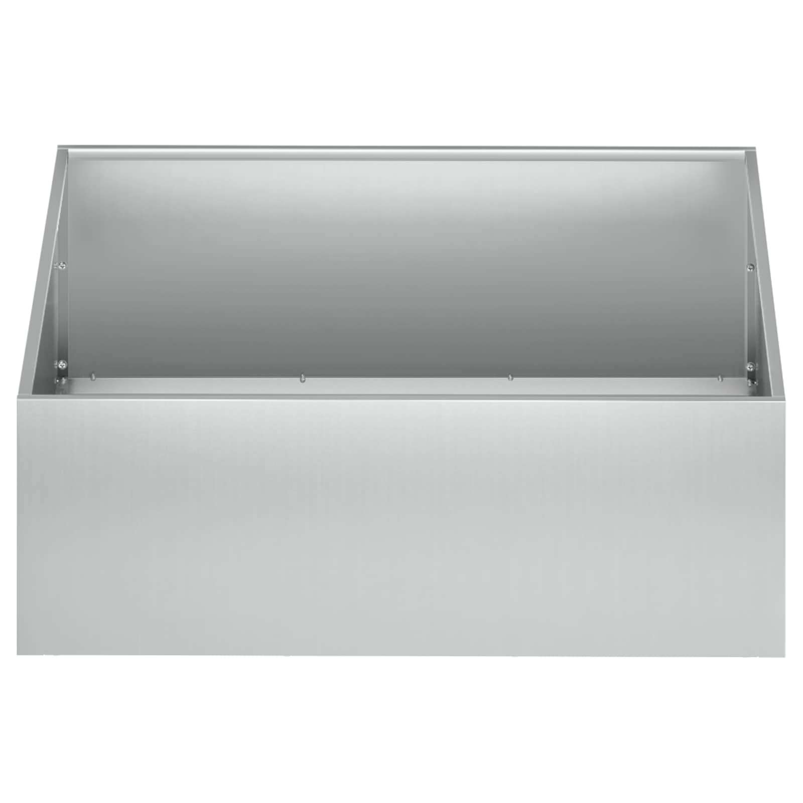 vidaXL Garden Planter Silver 60 x 60 x 20 cm Galvanised Steel 3