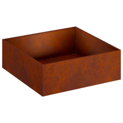 vidaXL Garden Planter Rusty 60 x 60 x 20 cm Weathering Steel 2