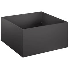 vidaXL Garden Planter Black 40 x 40 x 30 cm Cold-rolled Steel 2
