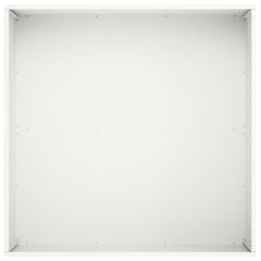 vidaXL Garden Planter White 40 x 40 x 30 cm Cold-rolled Steel 4