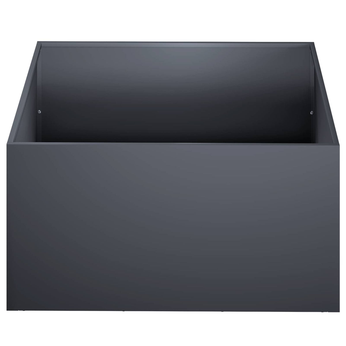 Garden Planter Cold-rolled Steel 1 Anthracite Height 30 cm 40 cm 40 cm