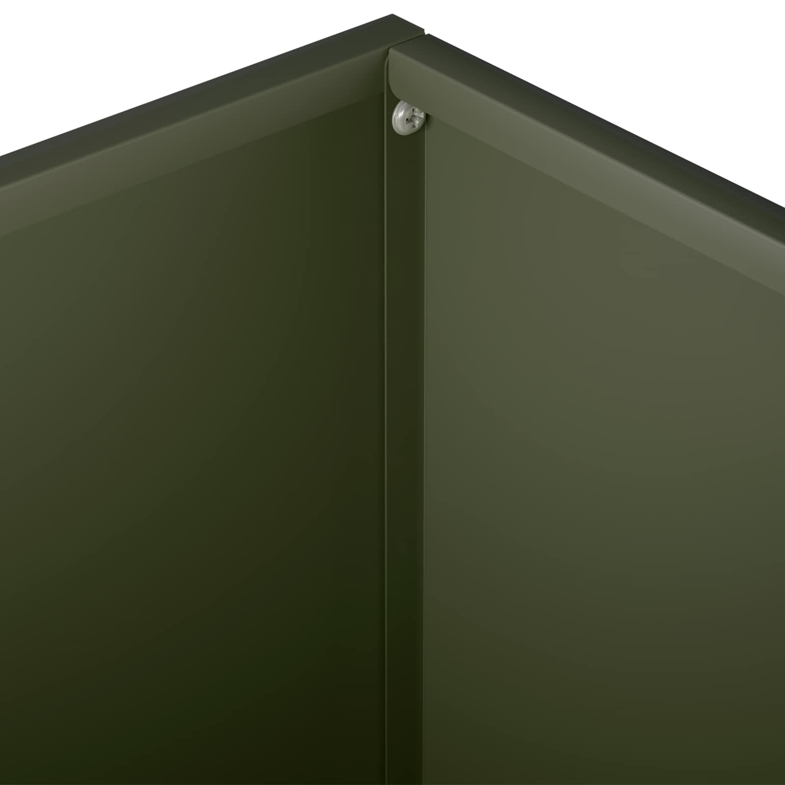 vidaXL Garden Planter Olive Green 40 x 40 x 30 cm Cold-rolled Steel 5