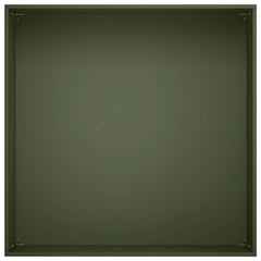 vidaXL Garden Planter Olive Green 40 x 40 x 30 cm Cold-rolled Steel 4