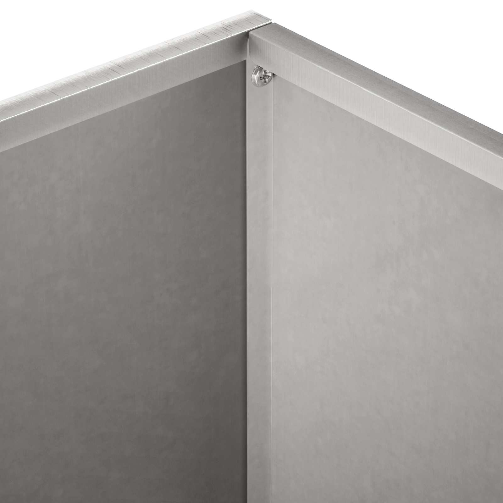 vidaXL Garden Planter Silver 40 x 40 x 30 cm Stainless Steel 5