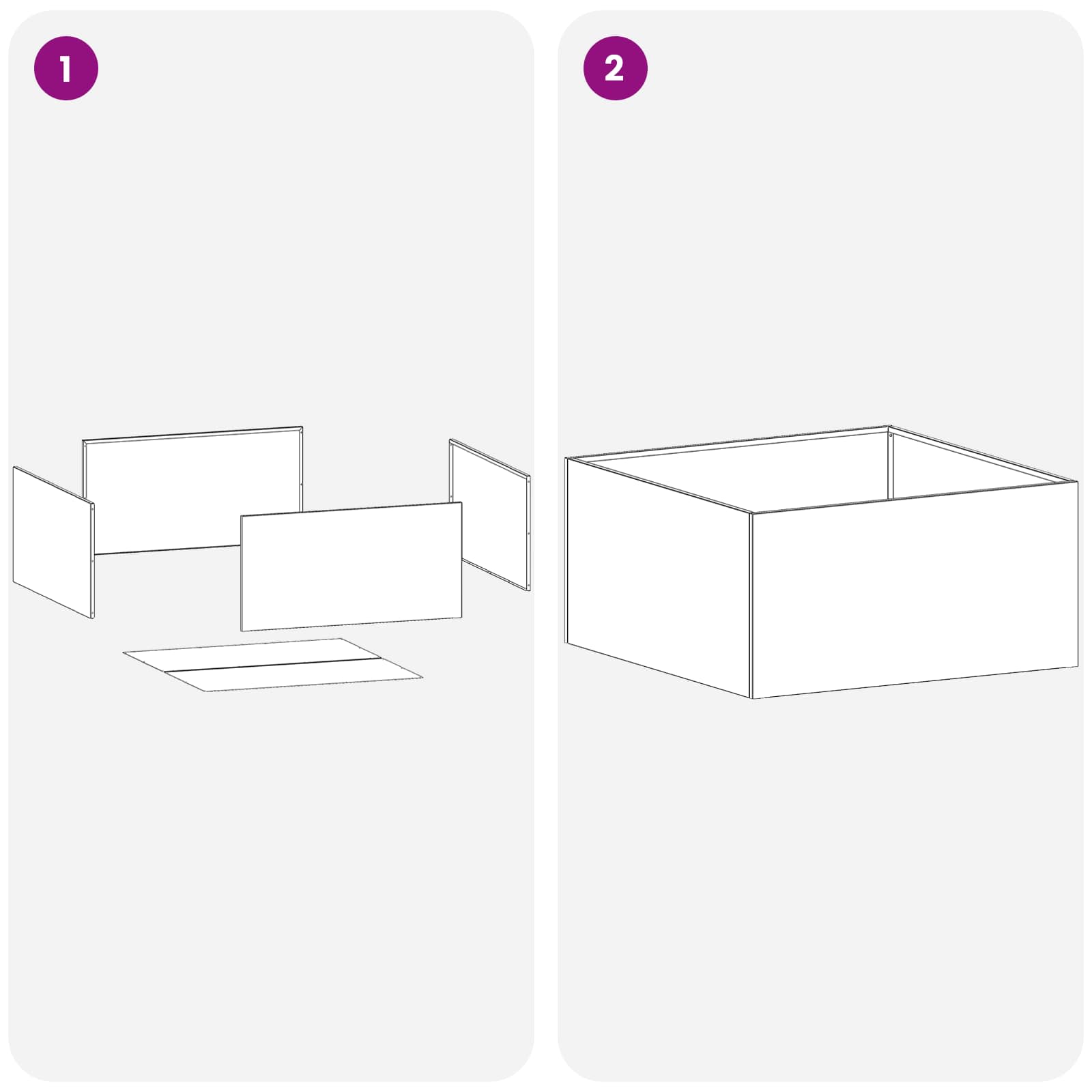 vidaXL Garden Planter Silver 40 x 40 x 30 cm Stainless Steel 6