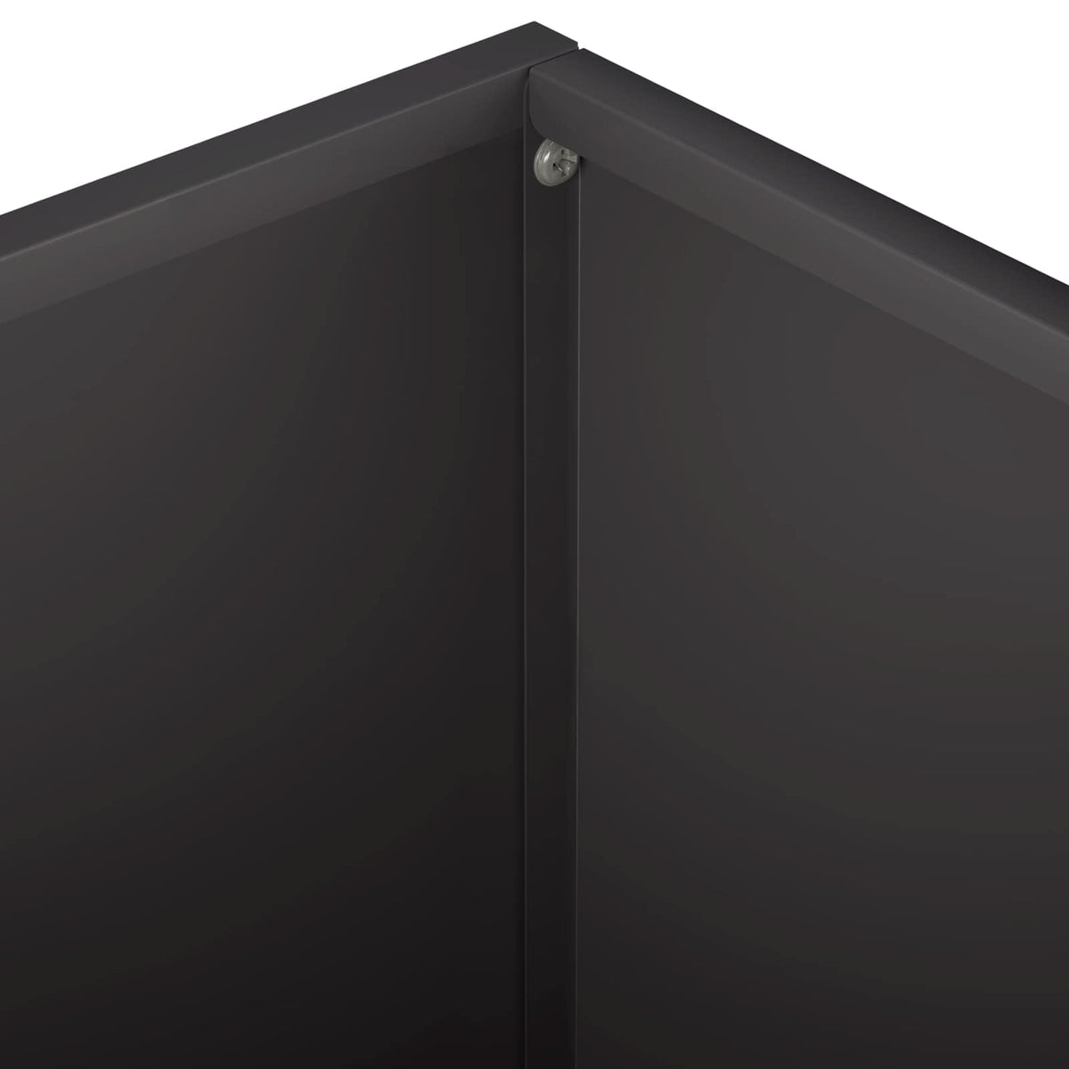 Garden Planter Cold-rolled Steel 2 pcs Black Depth 60 cm 30 cm