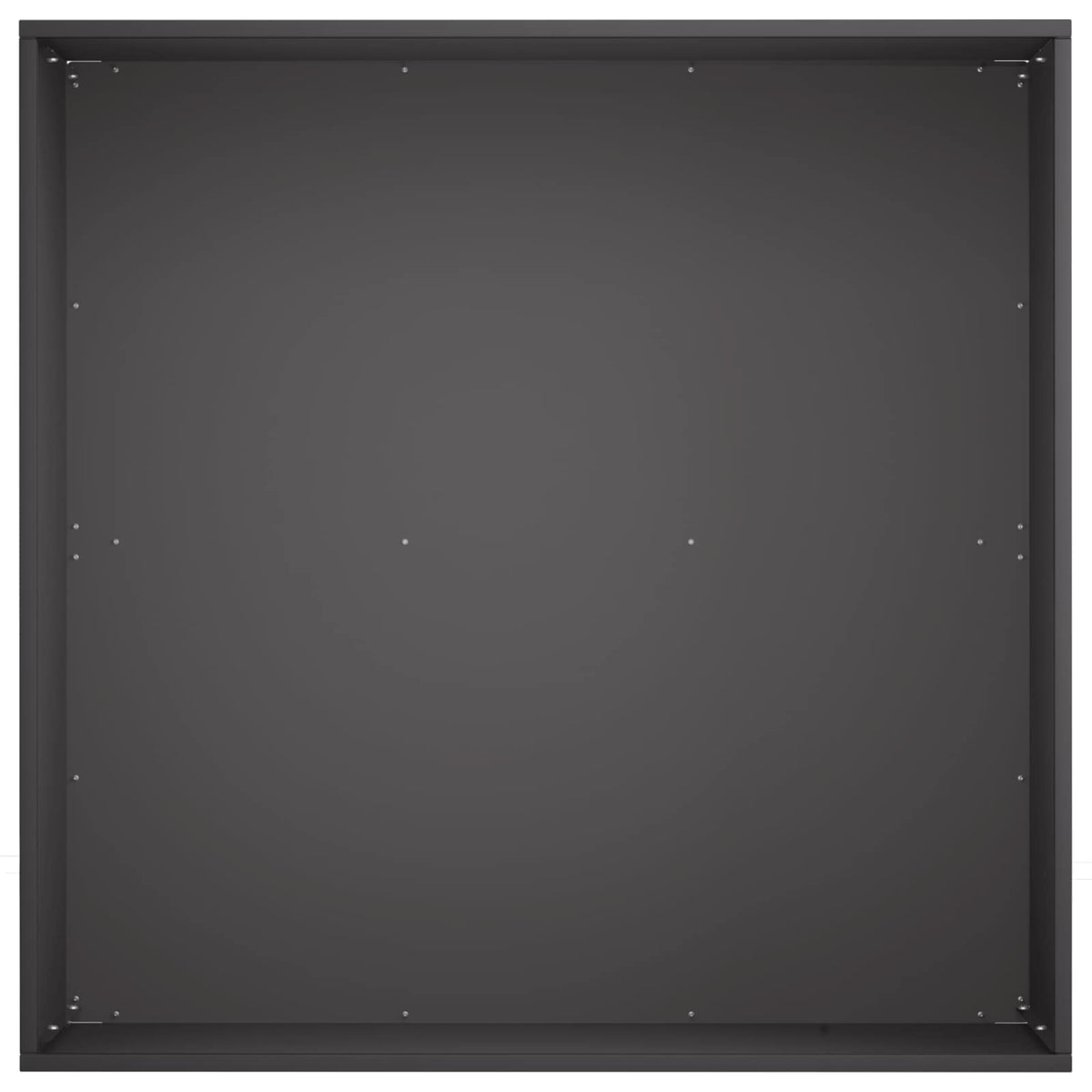 Garden Planter Cold-rolled Steel 2 pcs Black Depth 60 cm 30 cm