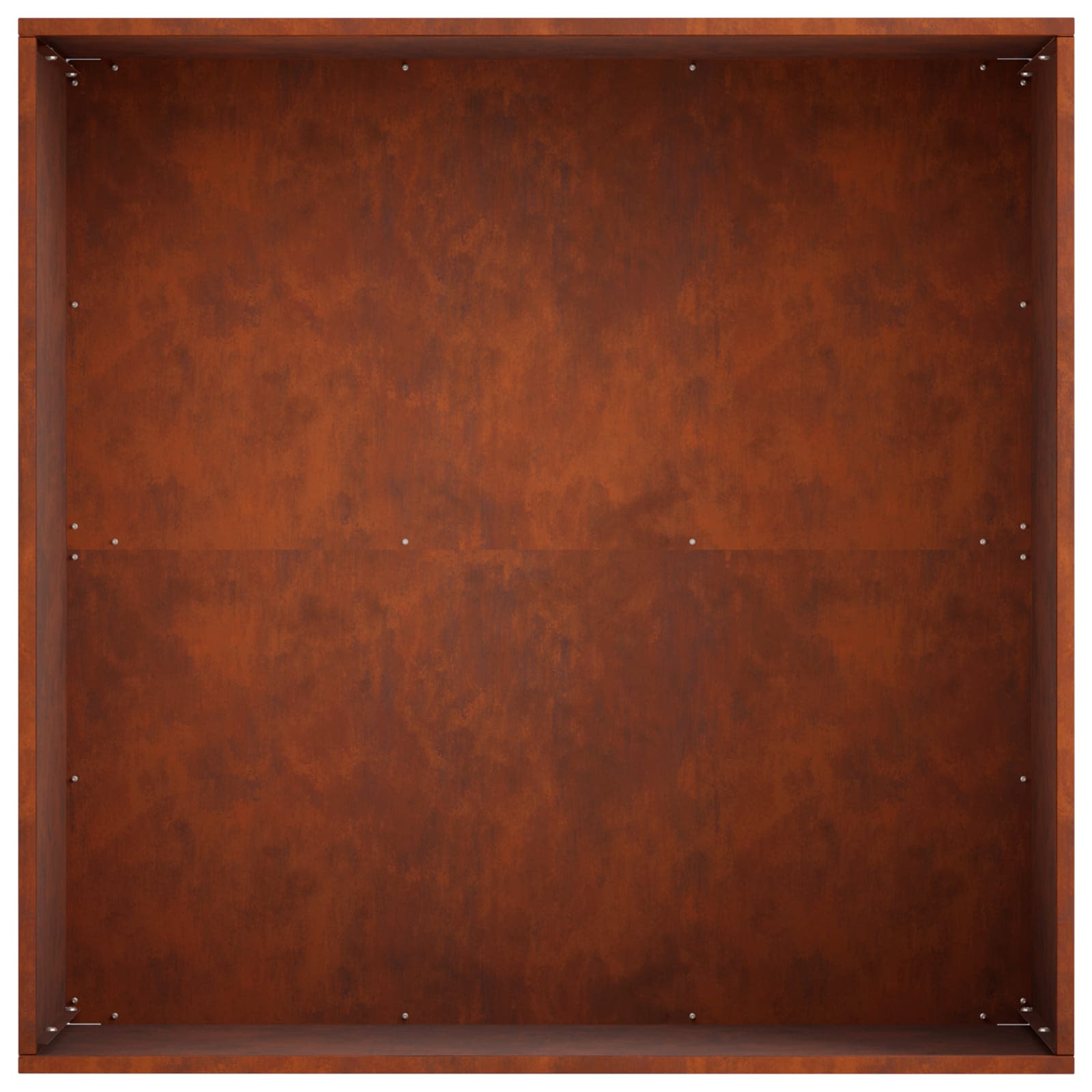 vidaXL Garden Planter 2 pcs Rusty 60 x 60 x 30 cm Weathering Steel 6