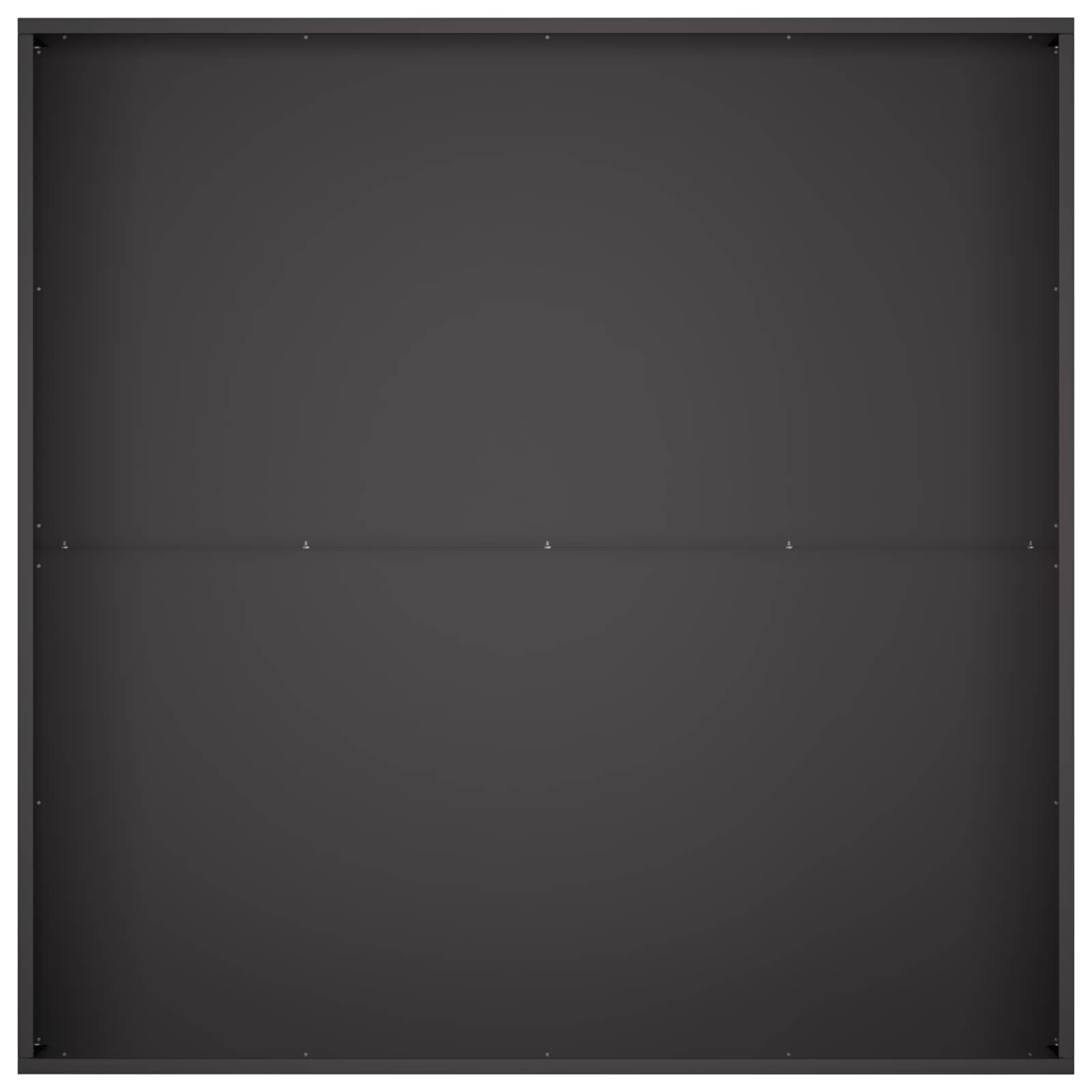 vidaXL Garden Planter Black 80 x 80 x 30 cm Cold-rolled Steel 4