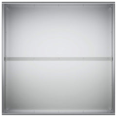 vidaXL Garden Planter 2 pcs Silver 60 x 60 x 40 cm Galvanised Steel 5