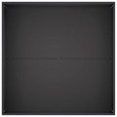 Garden Planter Cold-rolled Steel 2 pcs Black Depth 80 cm 40 cm