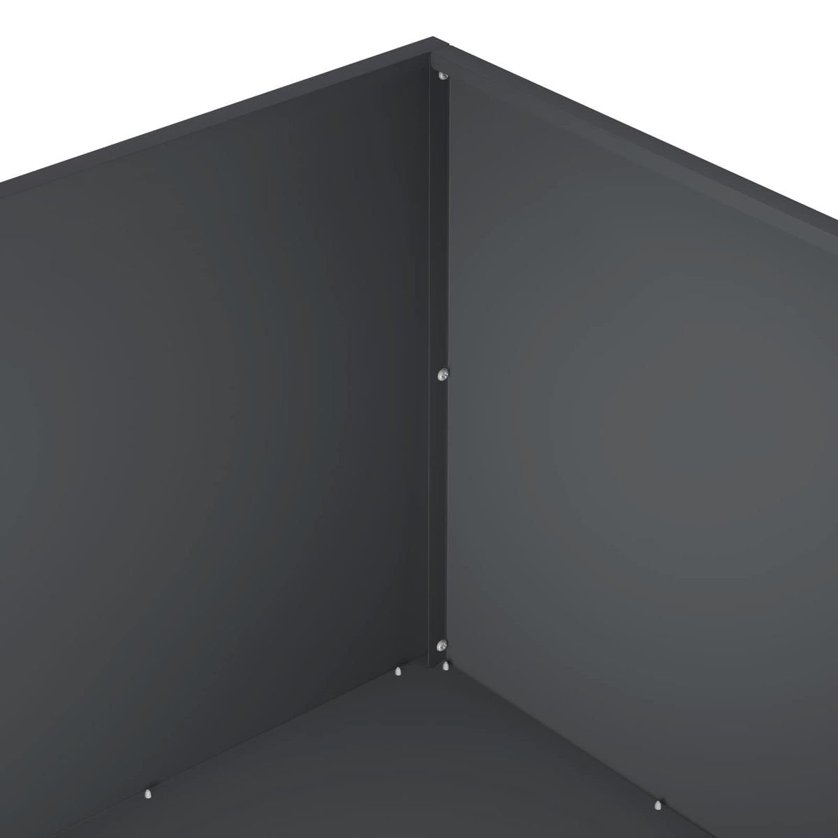Garden Planter 2 pcs Anthracite Depth 80 cm 40 cm