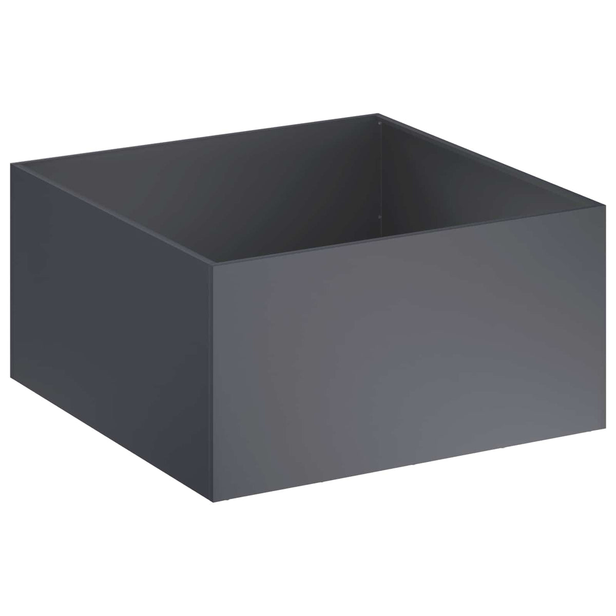 Garden Planter 2 pcs Anthracite Depth 80 cm 40 cm