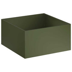 Garden Planter 2 pcs Olive Green Depth 80 cm 40 cm