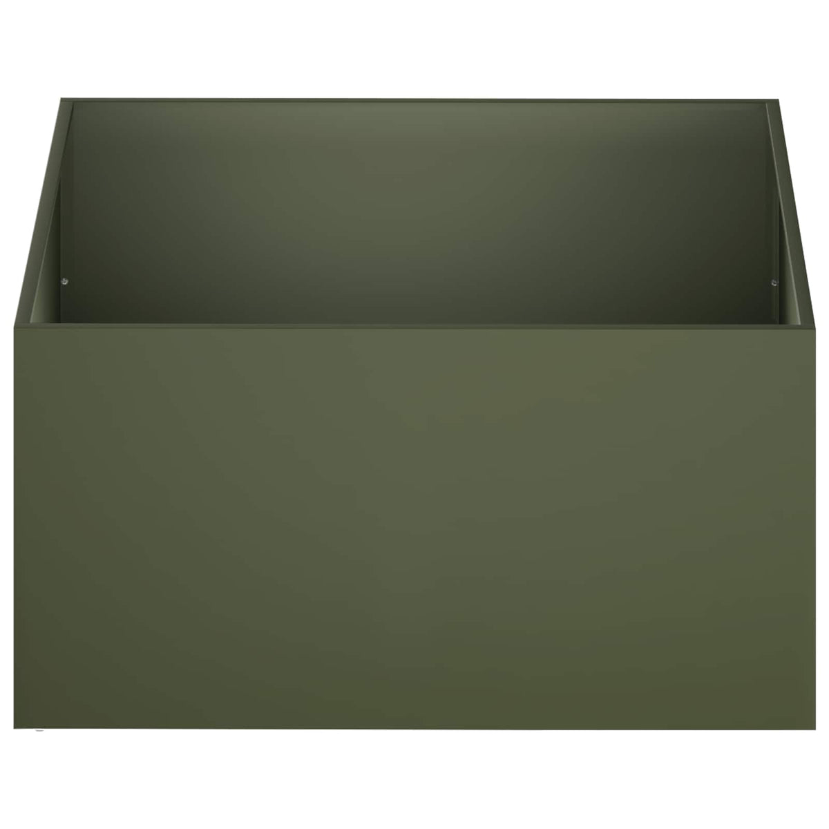 Garden Planter 2 pcs Olive Green Depth 80 cm 40 cm