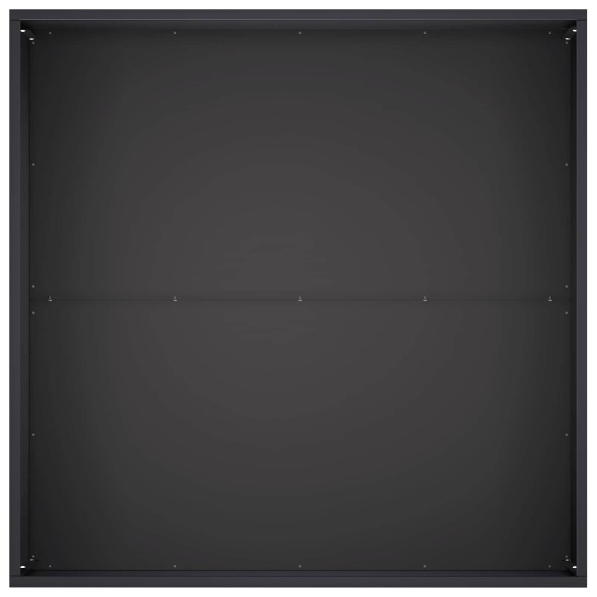 Garden Planter Cold-rolled Steel 2 pcs Black Depth 100 cm 40 cm