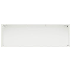 vidaXL Garden Planter White 40 x 20 x 20 cm Cold-rolled Steel 4