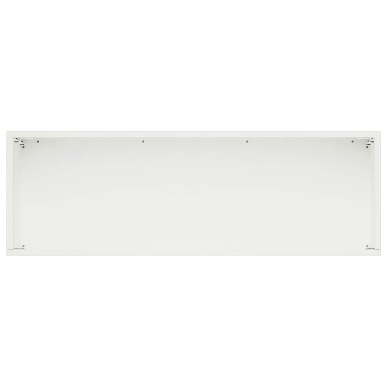 vidaXL Garden Planter 2 pcs White 40 x 20 x 20 cm Cold-rolled Steel 5