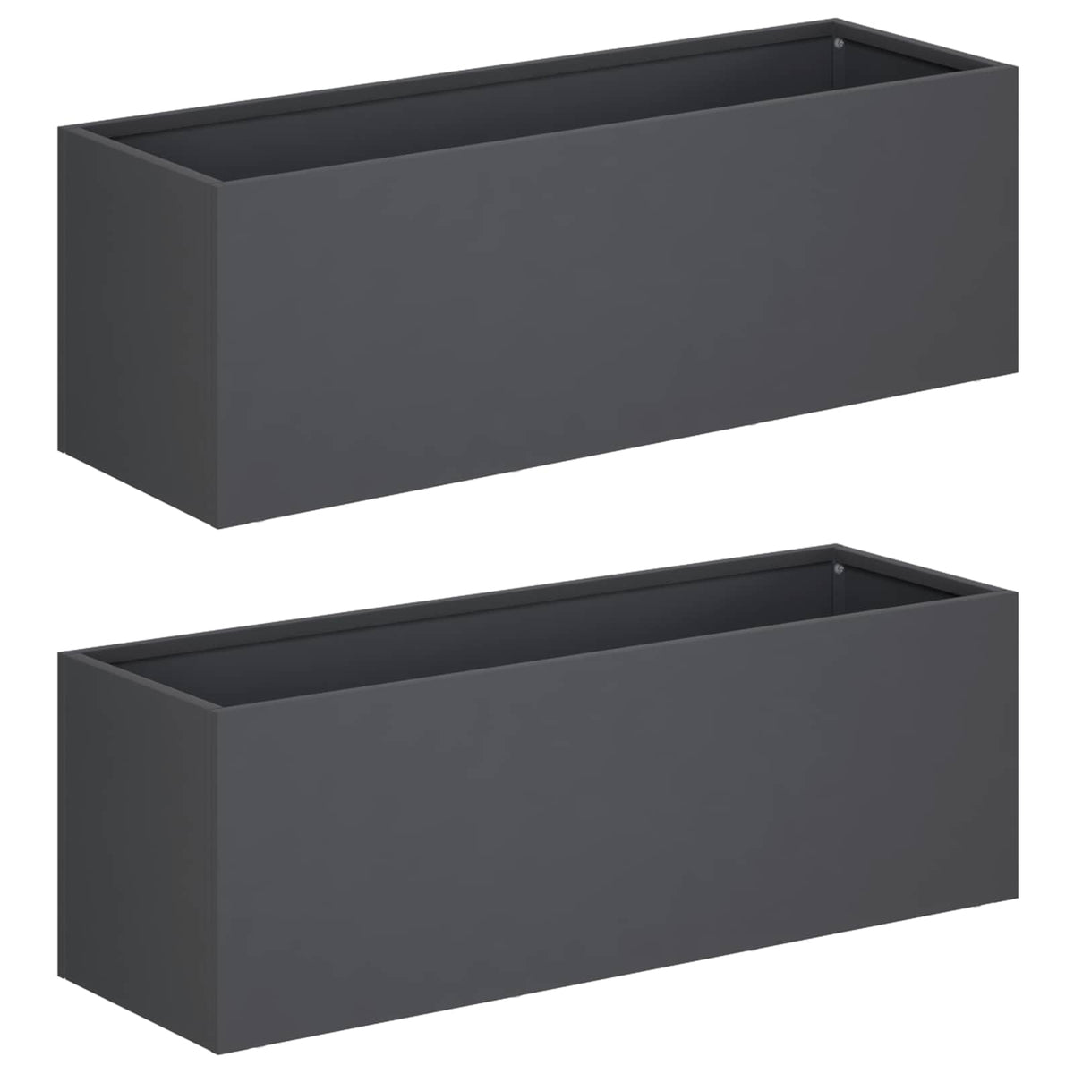 Garden Planter 2 Anthracite Depth 20 cm 40 cm 20 cm