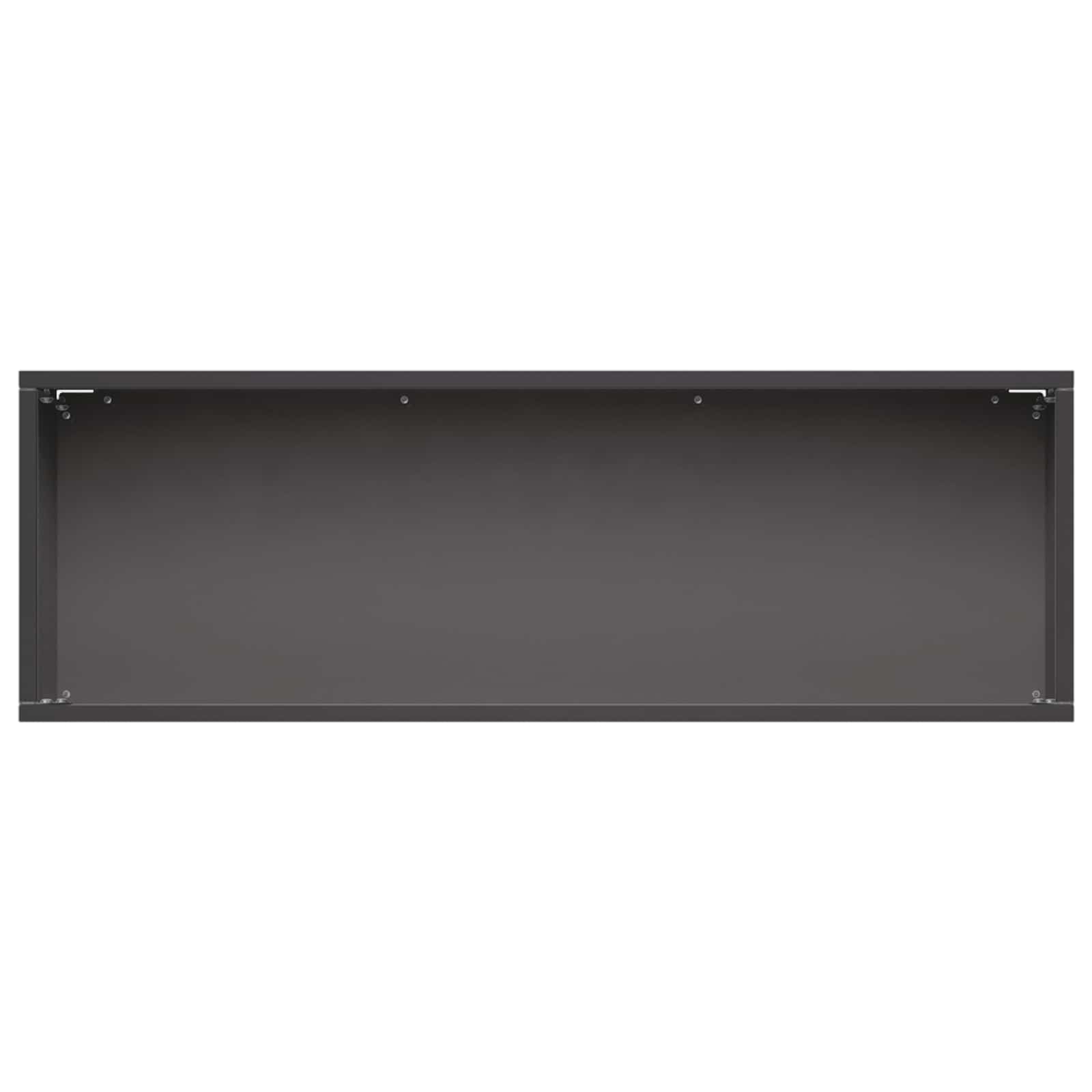 vidaXL Garden Planter Black 60 x 20 x 20 cm Cold-rolled Steel 4