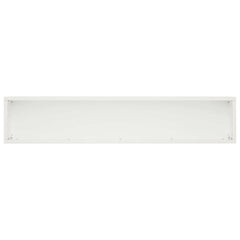vidaXL Garden Planter 2 pcs White 100 x 20 x 20 cm Cold-rolled Steel 5
