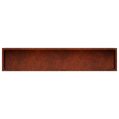 vidaXL Garden Planter 2 pcs Rusty 100 x 20 x 20 cm Weathering Steel 6
