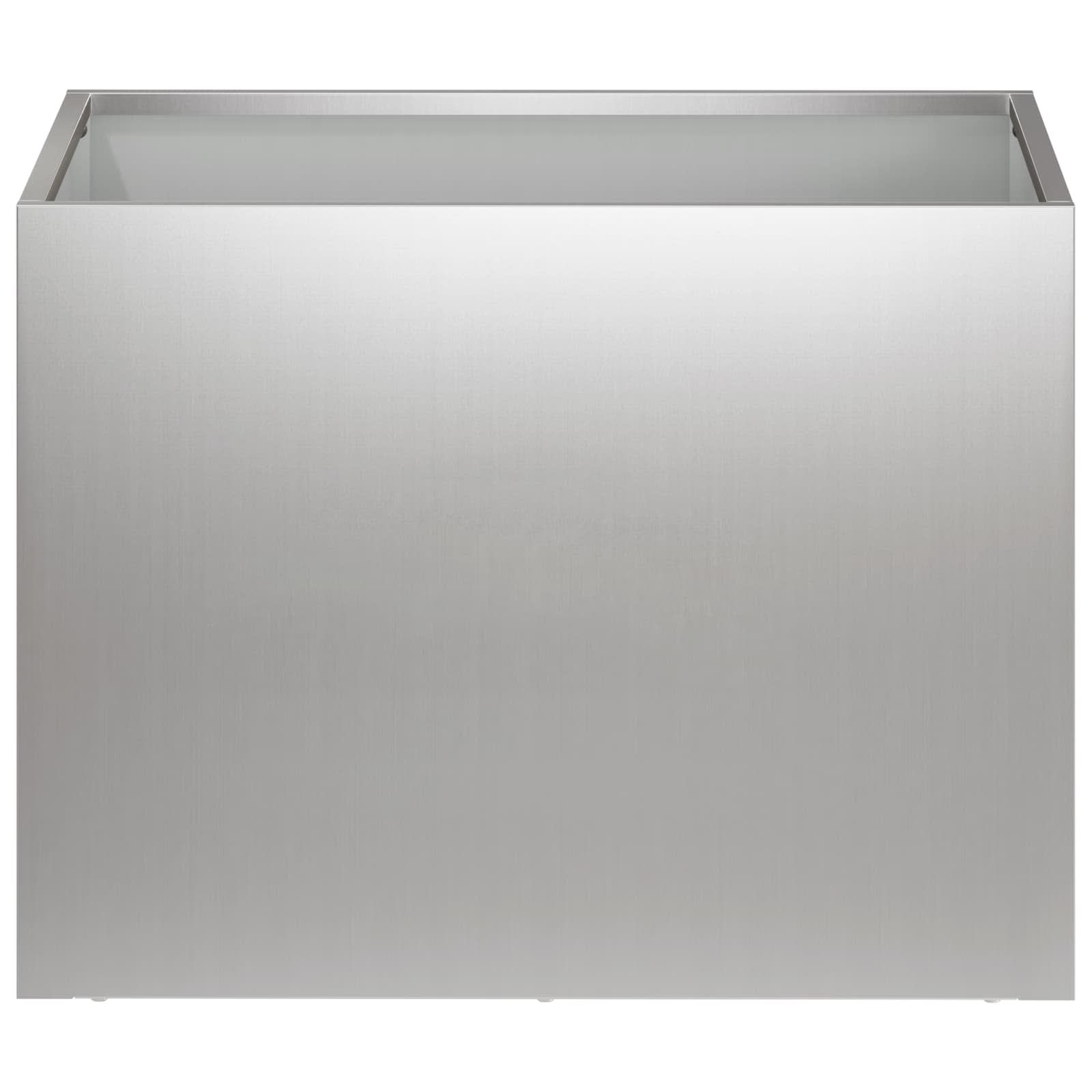 vidaXL Garden Planter 2 pcs Silver 40 x 30 x 30 cm Galvanised Steel 4